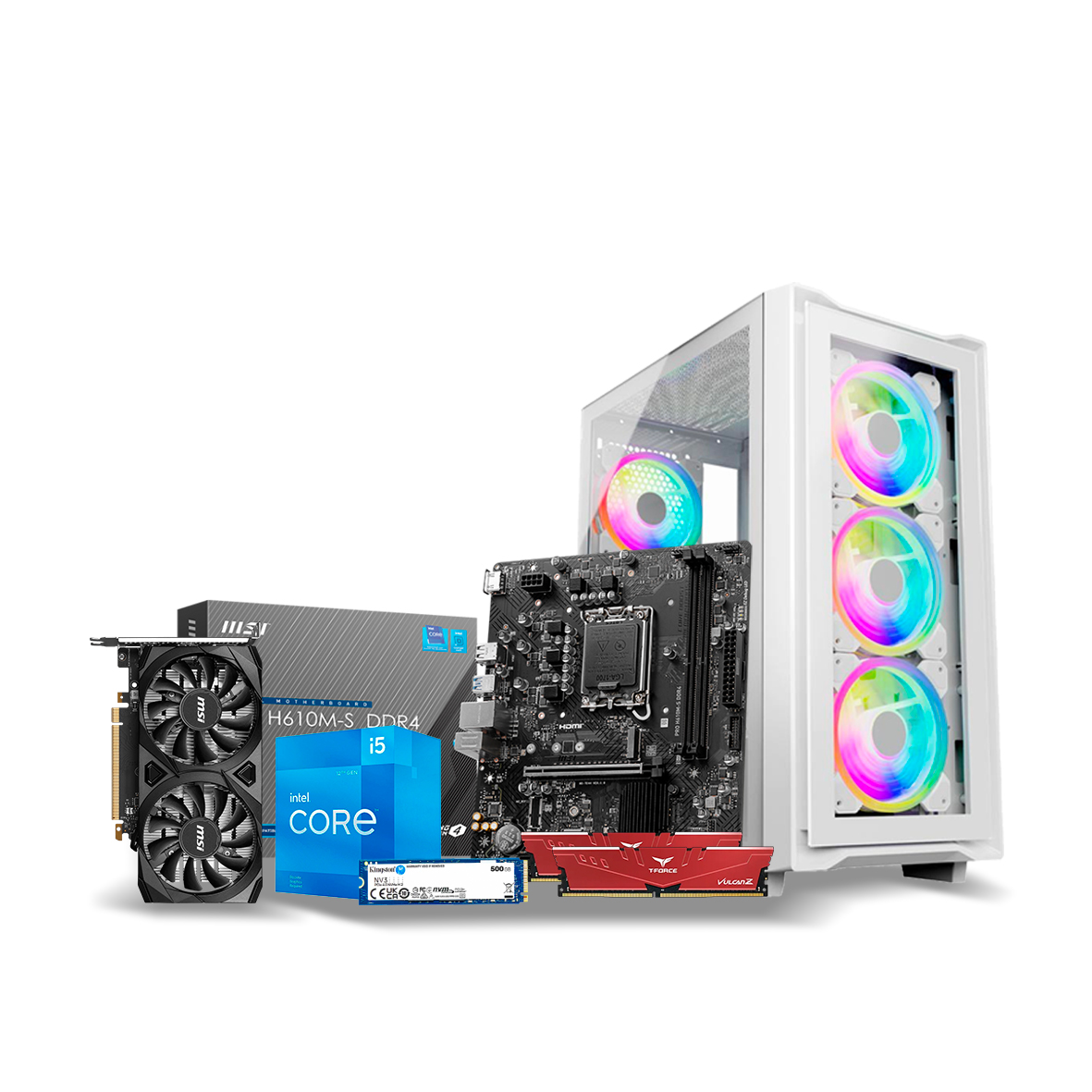 PC GAMER INTEL CORE I5 12400F CON RTX 3050 6GB