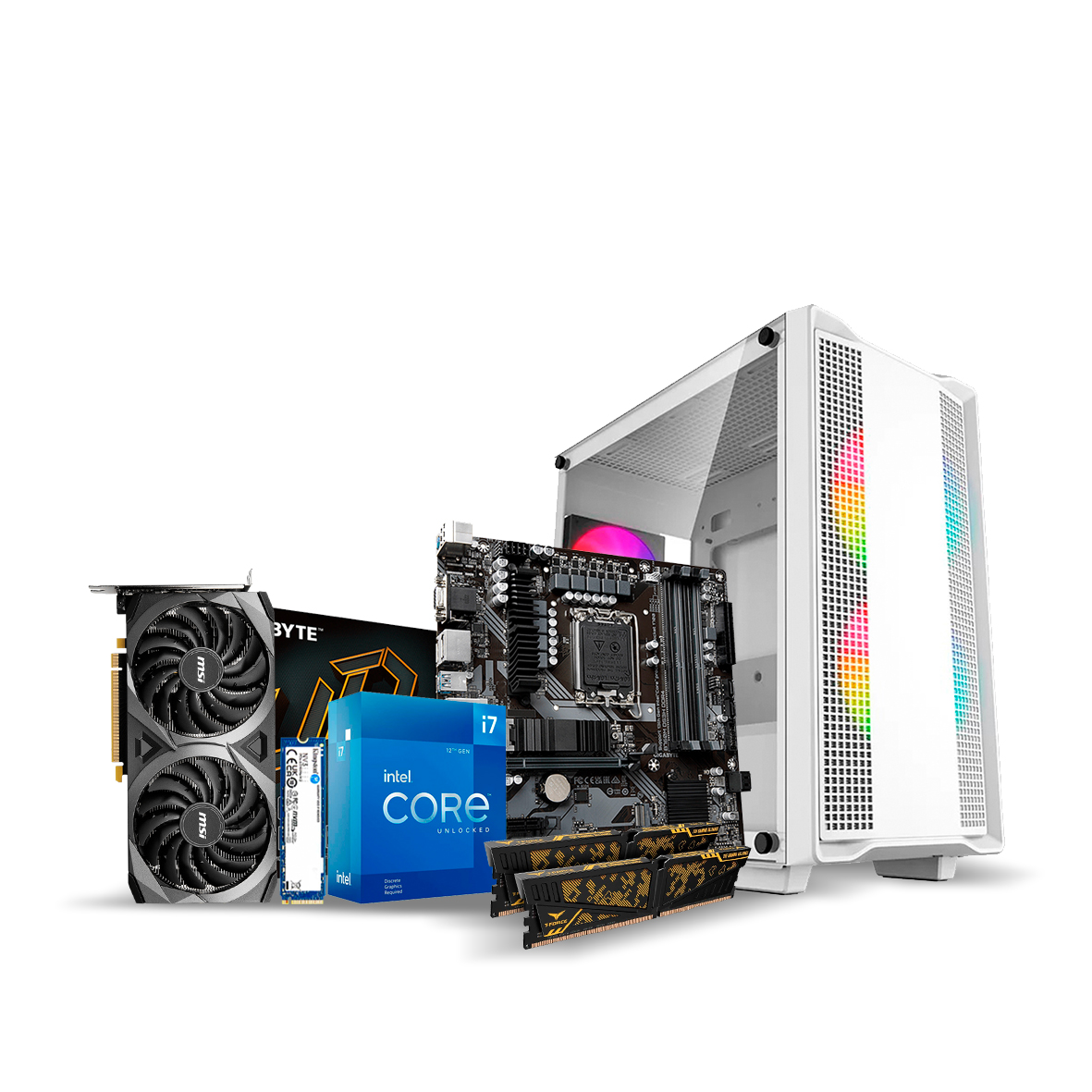 PC GAMER INTEL CORE I7 12700KF CON RTX 3060
