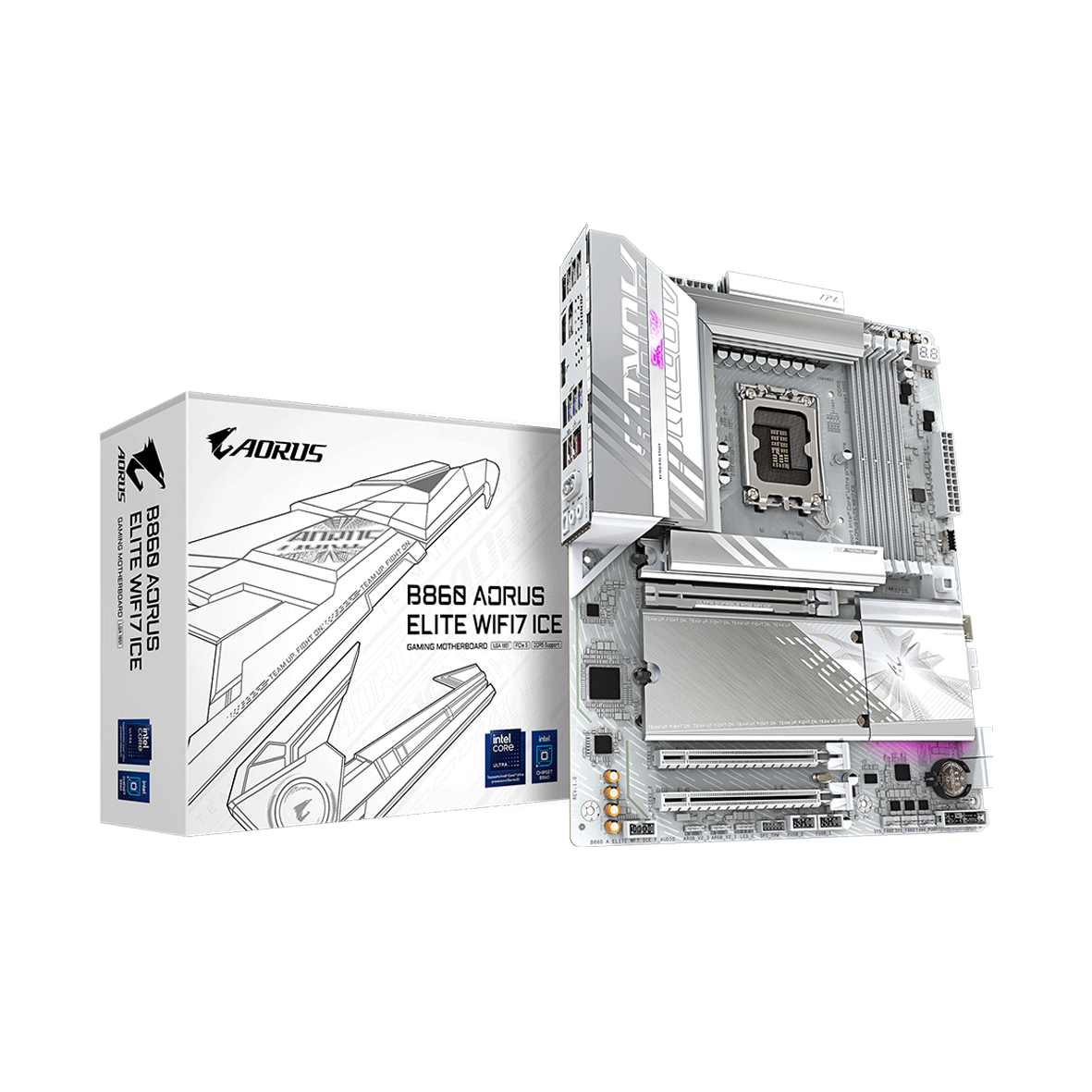 Motherboard Gigabyte B860 AORUS ELITE WIFI7 ICE