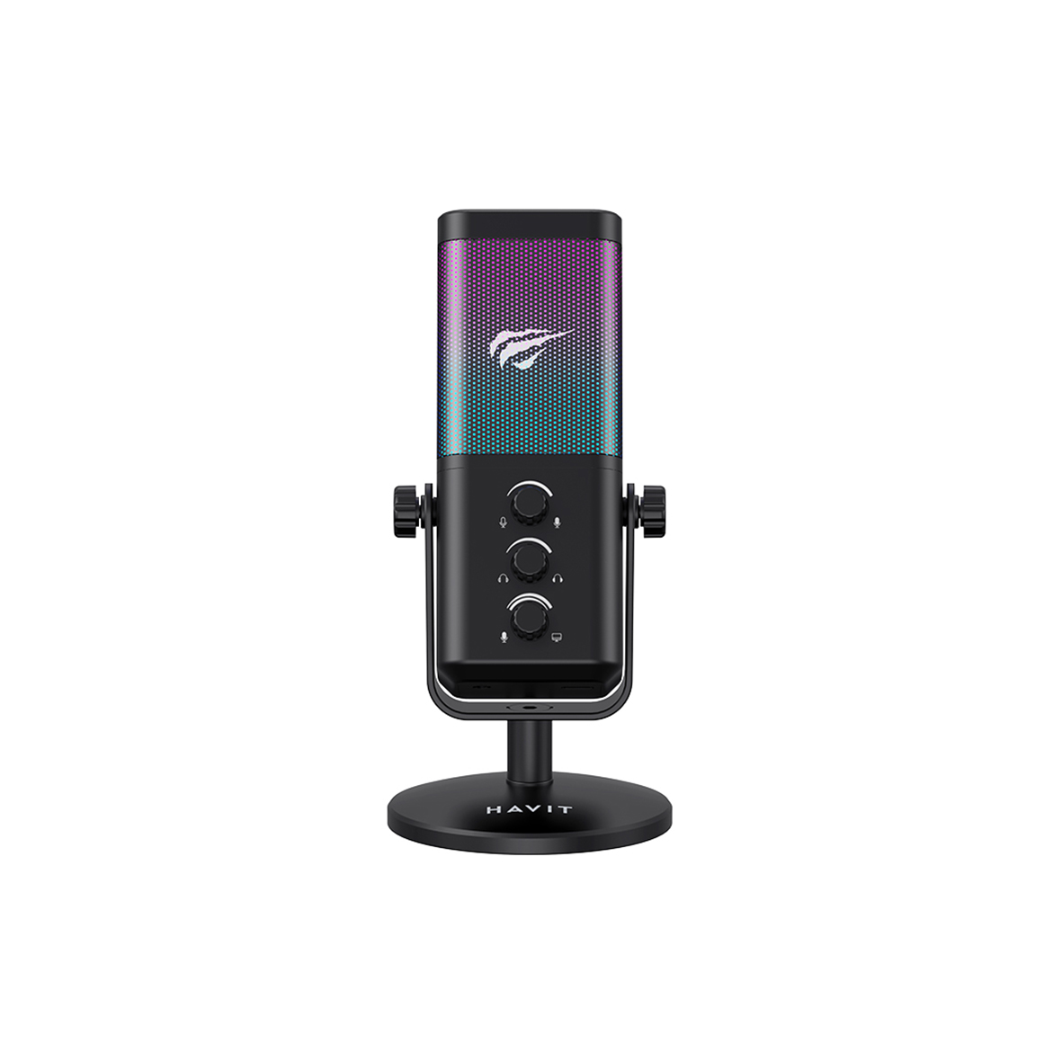 Microfono Gamer HAVIT GK65 RGB Black
